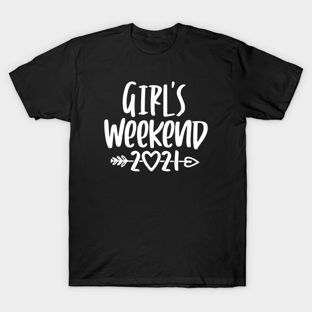 Girls Weekend 2021 Vacation T-Shirt by ZimBom Designer